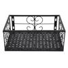Balcony Flower Pot Stand Thickened Iron Decorative Patio Railing Shelf With Retainers for Windowsill