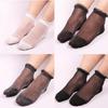 Fashion Women Summer Ruffle Glitter Mesh Ankle Socks Gauze Fishnet Socks Women Socks Fashionable Sexy Funny Sock Hosiery