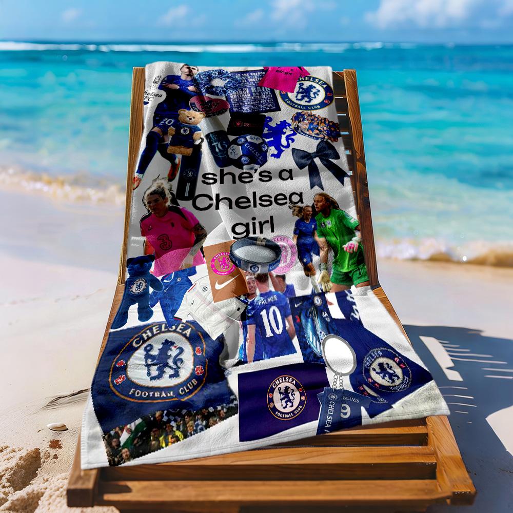 Chelsea Beach Towel High Absorbency Quickdry Comfortable Lightweight Suitable For Swimming Gym Camping Yoga Vacation