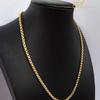 Square Beads Box Chain Pure Titanium 3/4mm Ornament Hip Hop Couple Necklace Necklace Stylish Fashion Men Trendy Amulet