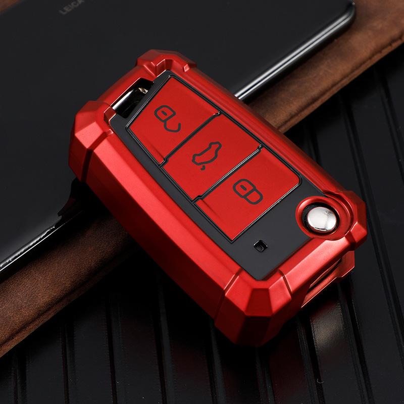 Volkswagen Key Case for Tiguan L, Lavida Plus, Tayron, Tayron X, Teramont, Lamando, Golf 7 - Key Bag Shell