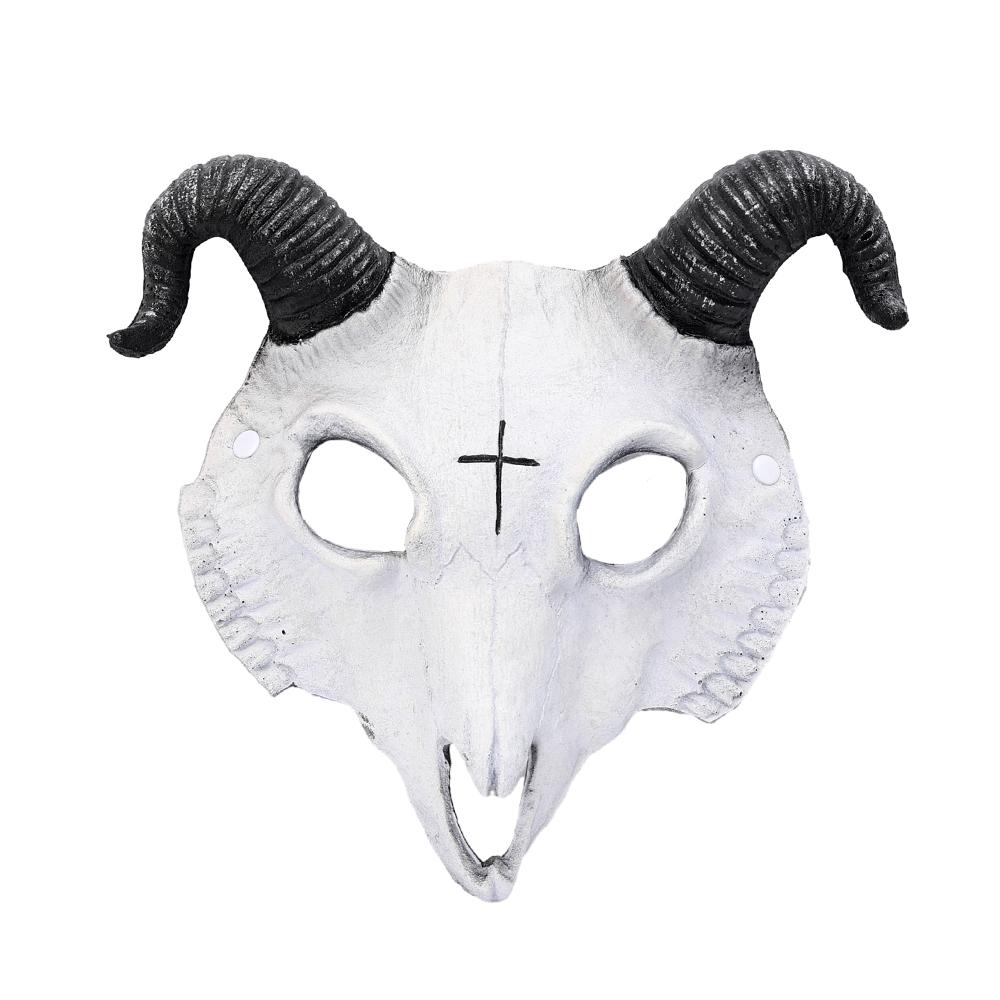 Halloween Skeleton Goat Horror Masks Skull Horror Demons Cosplay Dance Prom Carnival Party Props Roleplay Animal Mask for Adults