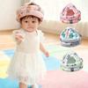 Cartoon Pattern Head Protector Adjustable Strap Infant Cap Safety Helmet  Crawling Practice