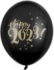 Balony 30Cm  Happy 2023!  Pastel Black  1Szt.