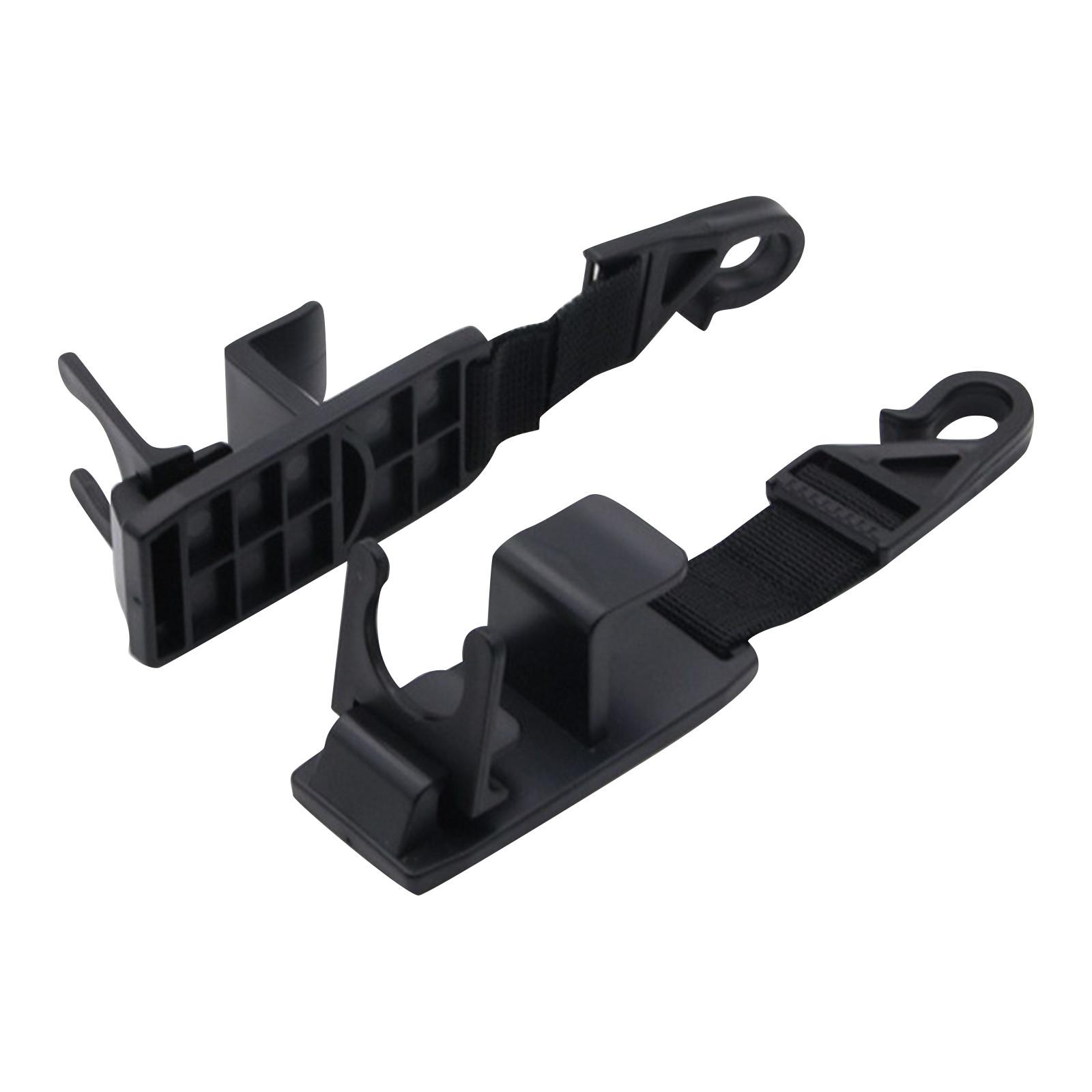 

Двойной крючок на спинку автокресла, крючок на подголовник автокресла, универсальный органайзер для хранения автомобиля, крючки для сумки, сумки, пальто One Size чёрный