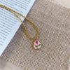 Pastoral Style Colorful Tulip Seed Bead Necklace Clavicle Chain Women's Niche Design Jewelry