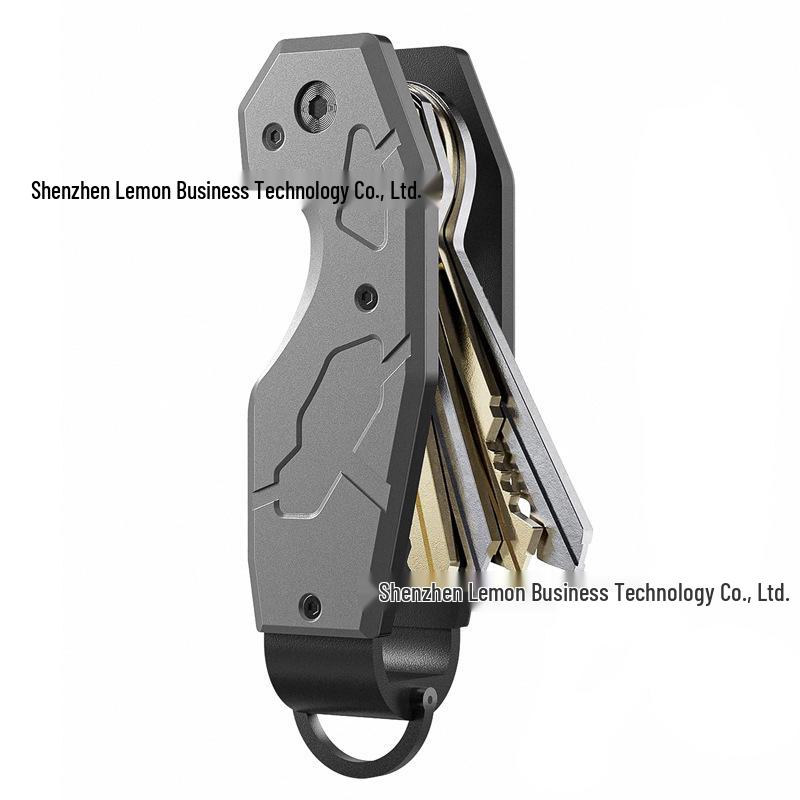 Cross-border Lightweight Aluminum Keychain: Personalized Key Holder Organizer