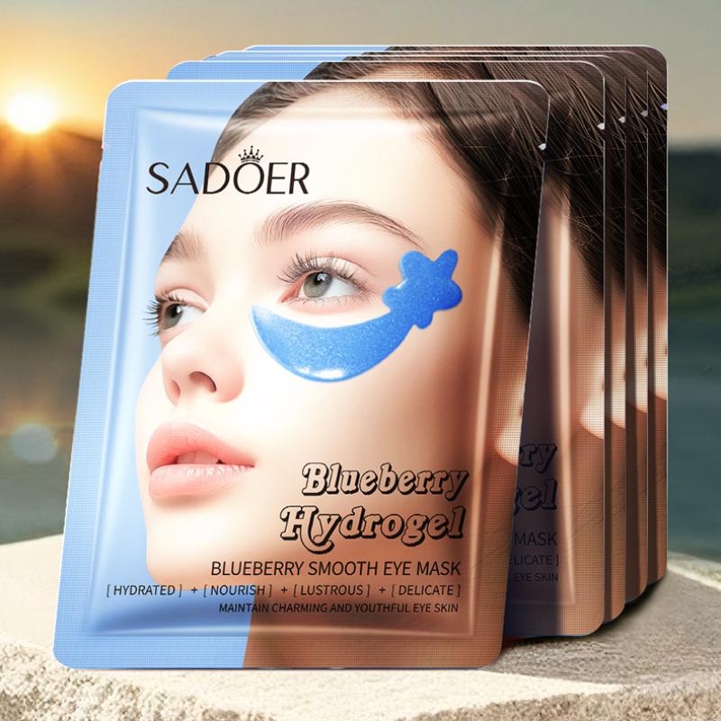 Blåbär Frukt Slät Ögonmask SADOER Återfuktande och Återfuktande Ögonmaskplåster
