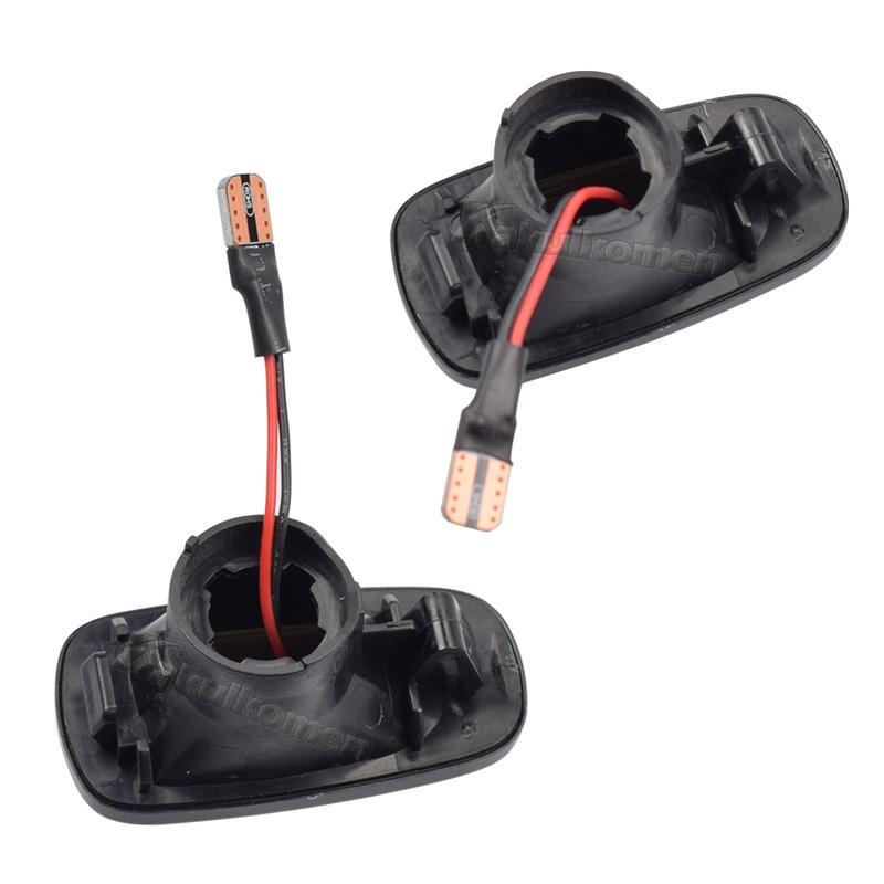 2Pcs Dynamic LED Side Marker fender Lights 12V Flowing Turn Signal light For Toyota Prius Wish Land Cruiser 200 RAV4 Lexus IS300