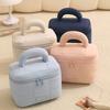 Large Capacity Portable Travel Cosmetic Bag Women's Handheld Soft Makeup Brush Storage Pouch Casual Toiletry Organizer Bags