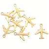 20pcs Assorted Colors Zinc Alloy Airplane Charms, Vintage Aircraft Pendants for DIY Keychains, Necklaces, Earrings, Jewelry Maki