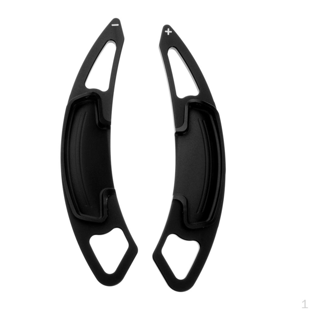 2 Pack of Aluminium Alloy Interior Accessories Steering Wheel Paddle ers DSG Extensions for CDX