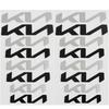 1pcs 3D Newest Aluminum Car Front Logo Front Hood Rear Bumper Tail Door Trunk Sticker Car Emblem Styling Accessories For