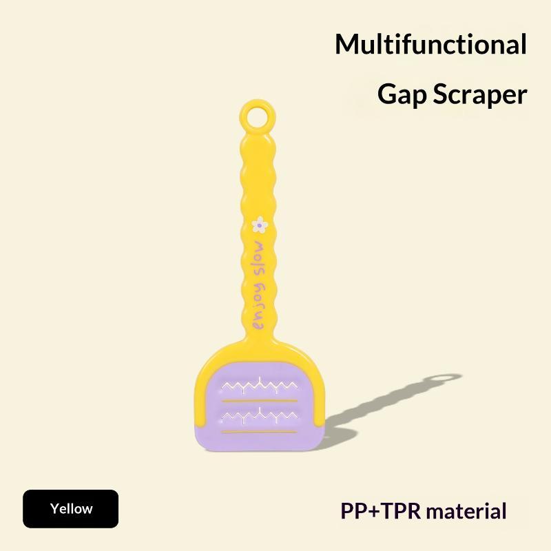 Long Handle Toilet Gap Brush Multifunctional Dead Corner Scraper Hands-Free Home Tool For Toilet Edge Crevice Cleaning