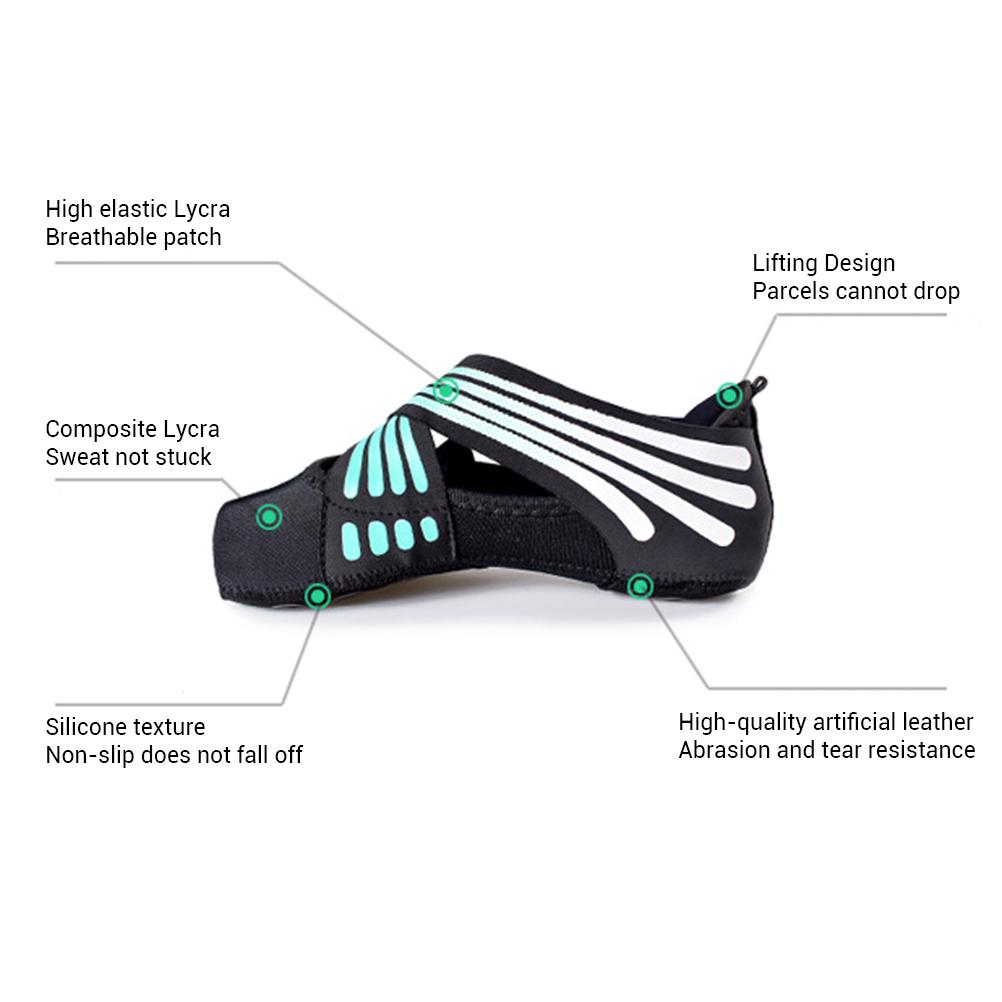 Yoga Socks Women Five Toes Finger Pilates Shoes Fitness Cross Straps Indoor Slip Resistant Yoga Socks