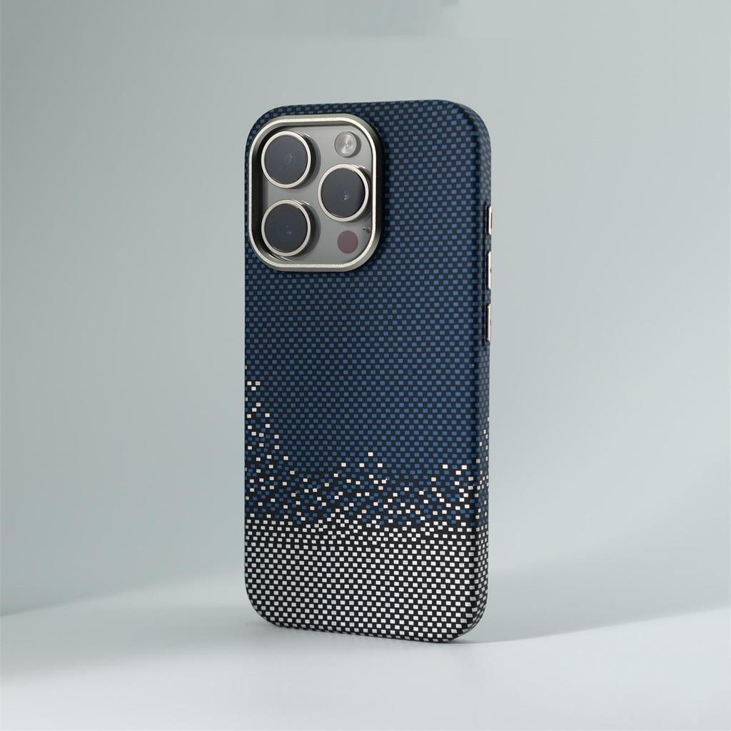 iPhone 17 Pro Max Kevlar Magnetic Case - Full Coverage Protective Case for Apple Devices