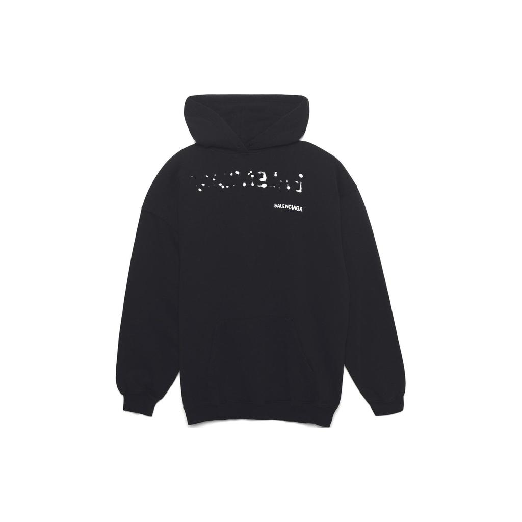 Balenciaga Logo Printed Oversized Hoodie 578135TOVO61070