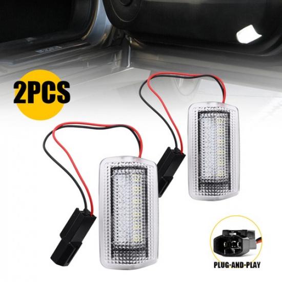 2X Left&Right White Side LED Courtesy Door Light Fit 2008-21 Toyota Land Cruiser