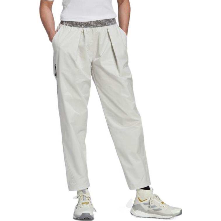 adidas Colaboración Terrex X And Wander Pantalones Deportivos Casuales con Logo Sólido para Mujer Parte Inferior Blanco HN6945