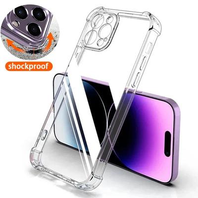 Ultra Thin Transparent Shockproof Soft TPU Silicone Phone Case For iPhone 15 14 Plus 13 12 Mini 11 Pro Max XS MAX X XR XS 7Plus 8Plus