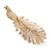 Foam Craft Peacocks With Delicate Design Sparkling Detail Christmas Tree Toppers Ideal For Indoors Outdoor Holiday Decors