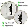 Waterproof Toilet Seat Decor Furry Black Cat Sticker, PVC Bathroom Decal, Removable Easy Peel Stickers Cute Animal Wall Art for Tank And Lid