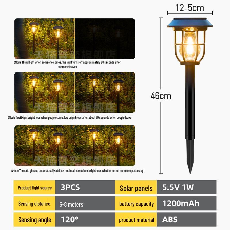 Waterproof Solar Garden Lights for Outdoor Lawn and Courtyard Decoration