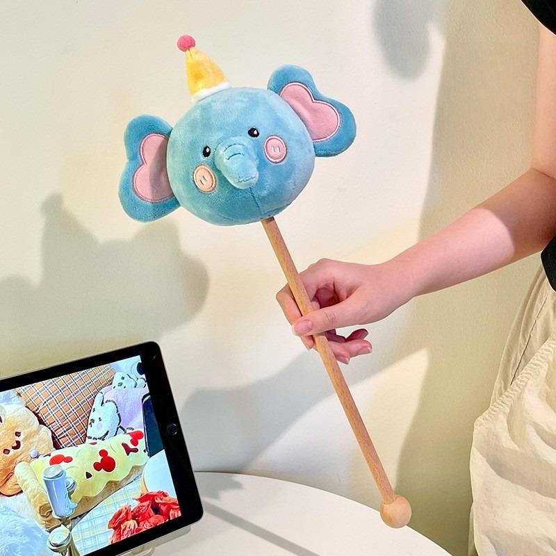 Adorable Cartoon Plush Massage Hammer Handheld Neck Shoulder Meridian Massager For Wholesale Markets