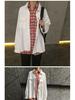 Women's Retro White Denim Jacket - Korean Hong Kong Style, Versatile Casual Loose Fit, Short for Spring/Autumn