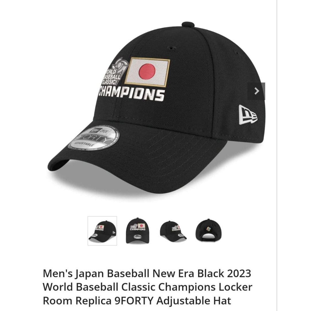 Used [New and unused item] WBC 2023 Victory Commemorative Cap Black Free Size