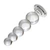 VaHppy Großer Glas-Analplug Backyard-Spielzeug 3/4/5 Kugeln SM BDSM Gay Analmasturbation Prostata-Massage Erwachsenenspiel Sexspielzeug