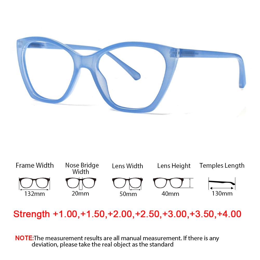 TUREZING Presbyopia Eyeglasses Design Diopter Glasses Women Men Ultra Super Lightweight Large -Frame 0-400 Professional Vision Correction
