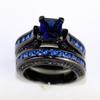 Accessori Set Coppia Anello Moda Donna Anello Zircone