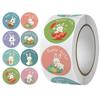 Cute Painted Eggshell Stickers Easter Egg Rabbit Stickers Lovely Easter Stickers  Hand Ledger