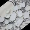 Kitchen Toys Dollhouse Trays Plates Doll Mini Food White Dishes Tableware Miniature Doll House Accessories
