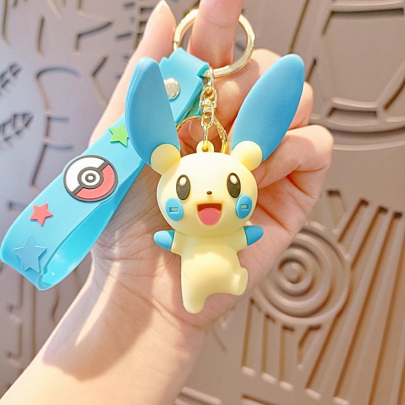 

Pokemon Cute Gengar Pikachu Jigglypuff Action Figures Decor Doll Keychain Anime Cartoon Model Car Bag Pendant Ornament Kids Gift