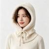 Solid Color Earflap Hat Warm Knitted Hat Fashion Ear Protection Hat  Winter