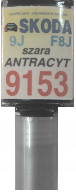 Skoda 9153 Lf8J 9J Seda Anthracite Car Paint Scratch Repair 10ml