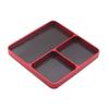 Magnetic 3-grid Parts Storage And Maintenance Tool Tray 98x98x11mm Aluminum Spiral Tray Suitable For Rc Car Drone Models