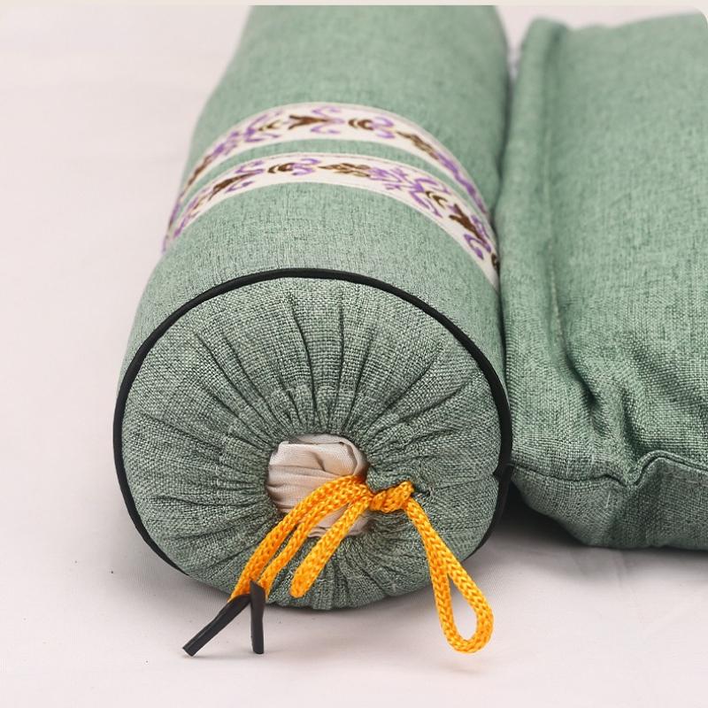 Round-shaped Mugwort Pillow Neck-supporting Pillow Detachable Neck-relieving Pillow Cervical Pillows