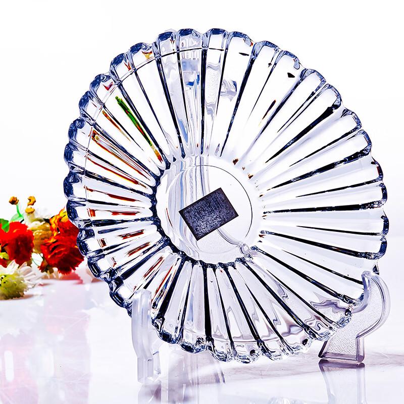 Flavinmci Crystal Glass Fruit Bowl