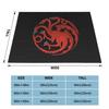 House Of The Dragon Blanket Velvet Textile Decor Portable Super Soft Throw Blankets for Home Office Plush Thin Quilt