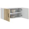 Wall Cabinet PORTO Sonoma Oak 80 X 31 X 40 Cm Engineered Wood