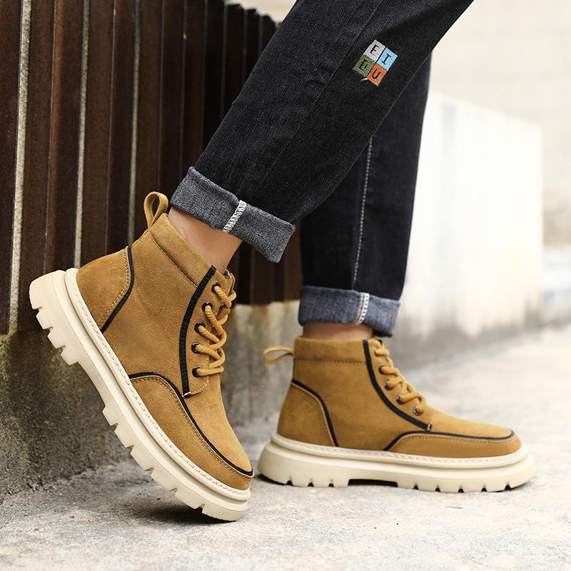 Men's Ankle Boots Short Boots Retro Tooling Boots Casual Shoes