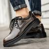 Fashion 2024 High Quality Mens Flat Designer Casual Leather Oxford Shoes Antiskid Thick Tottom Casual Formal Business Shoes Dress Shoes