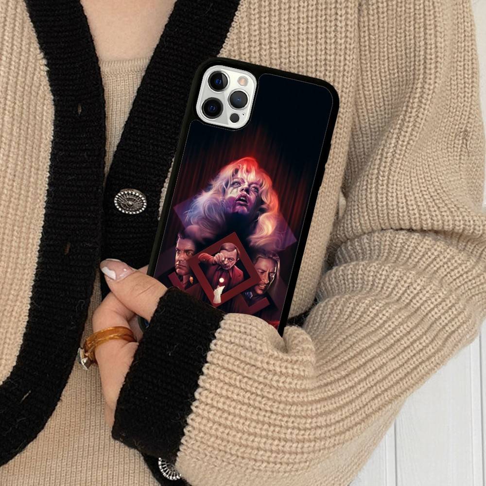 

Twin Peaks TV For IPhone 17 16 Pro Max Air 15 14 13 12 Mini Plus 11 Hard PC+TPU Phone Back Cover iPhone 11