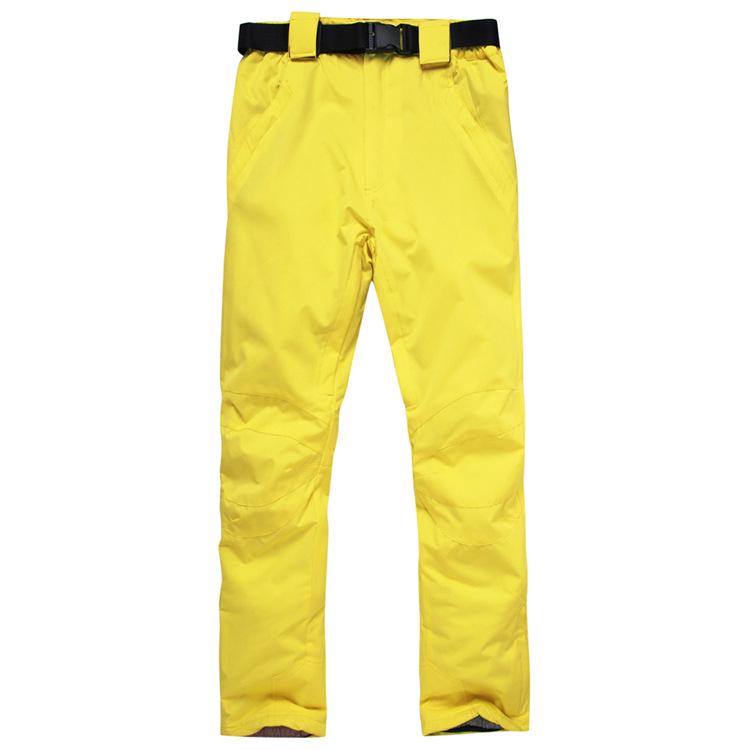 Unisex Winter Ski Bibs: Warm, Thickened Cotton Pants for Outdoor Couples