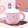 Wolkenmädchen Tasse hoher Wert Cartoon niedlich lustig Keramiktasse Kaffeetasse Zuhause Paar Tasse Büro