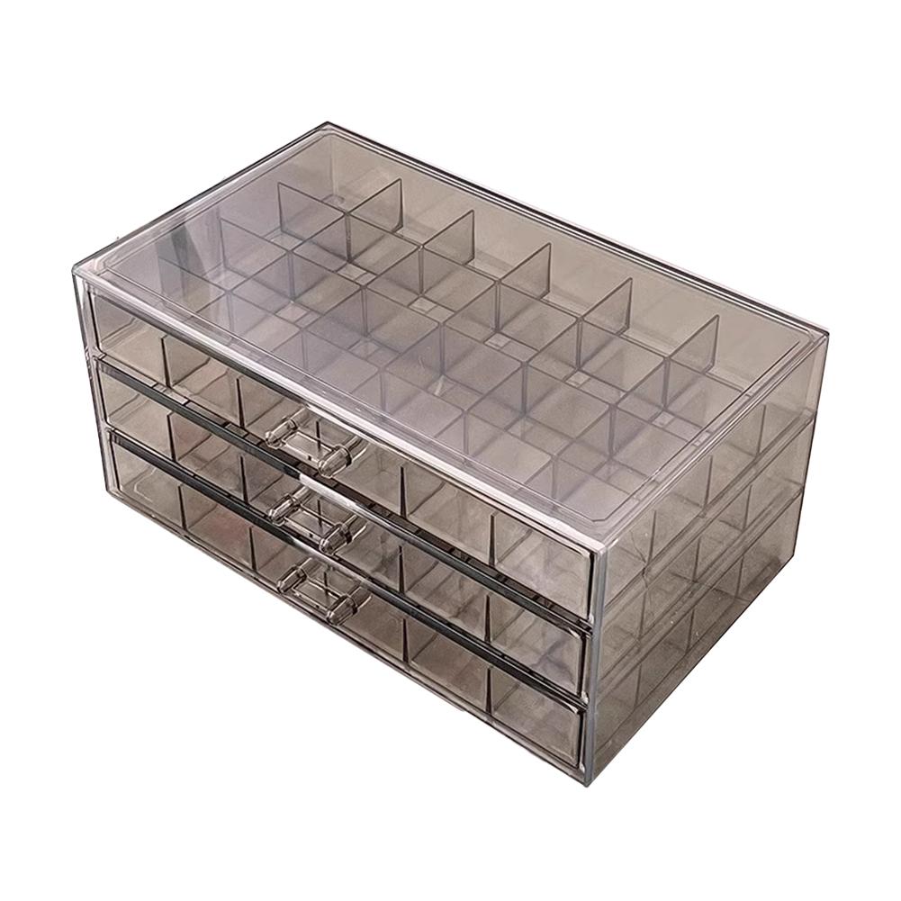 Mehrschichtige Aufbewahrung Acryl Schmuckorganizer Transparentes Acryl Praktisches Schubladensystem Leichter Zugriff Elegantes Design