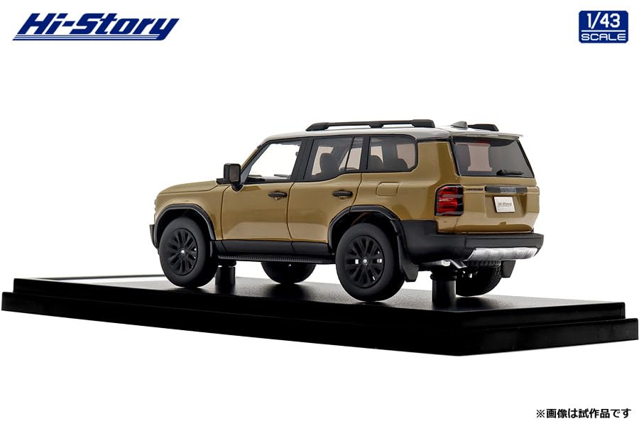INTERALLIED Hi Story Scale Toyota LANDCRUISER 250 ZX Sand x Hellgrau Fertigmodell HS500BG 1/43 (2024)